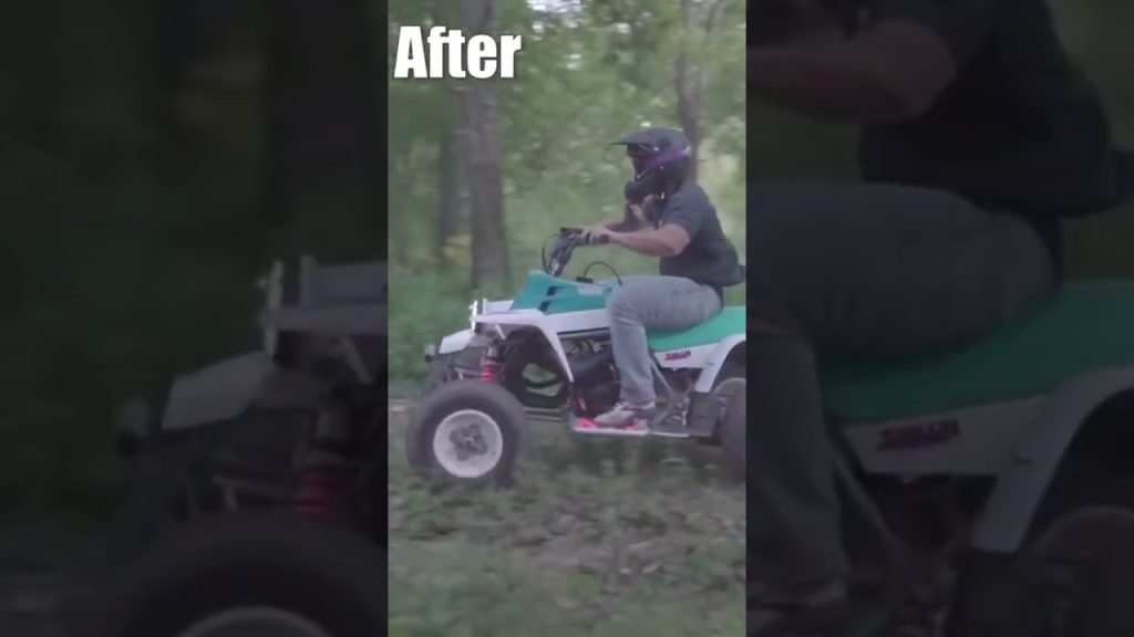Banshee full throttle before and after restoration