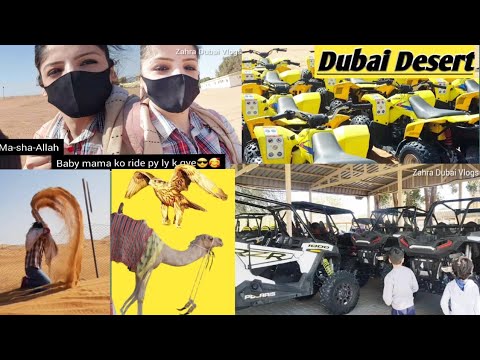 Pasivažinėjimas keturračiais Dubajaus dykumoje (4K UHD)|  Važiavimas keturračiais Dubajuje #familyvlog