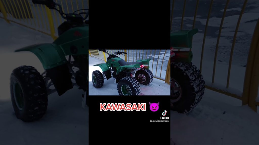 Quad Kawasaki KEF KLF LAKOTA SPORT #atv #quad #kawasaki #zima