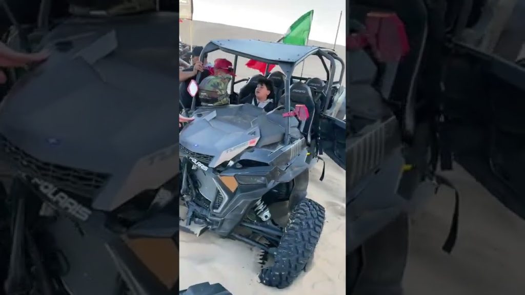 RZR Pro R Is Total Loss Crashed In Glamis