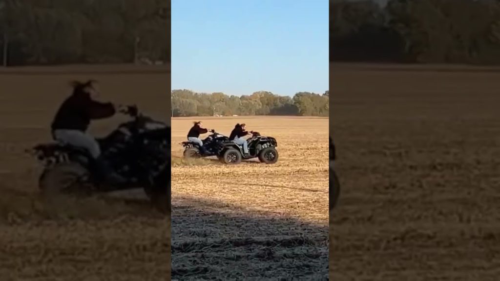 Tuned with exhaust Can-Am 850 vs. Stock Polaris Sportsman 1000